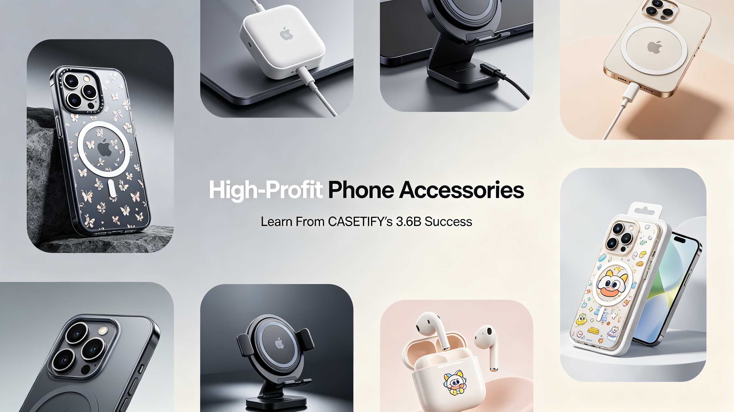 A Guide to High-Profit Mobile Phone Accessorie—From CASETiFY The personalized phone case market boasts 3.6 billion yuan in revenue