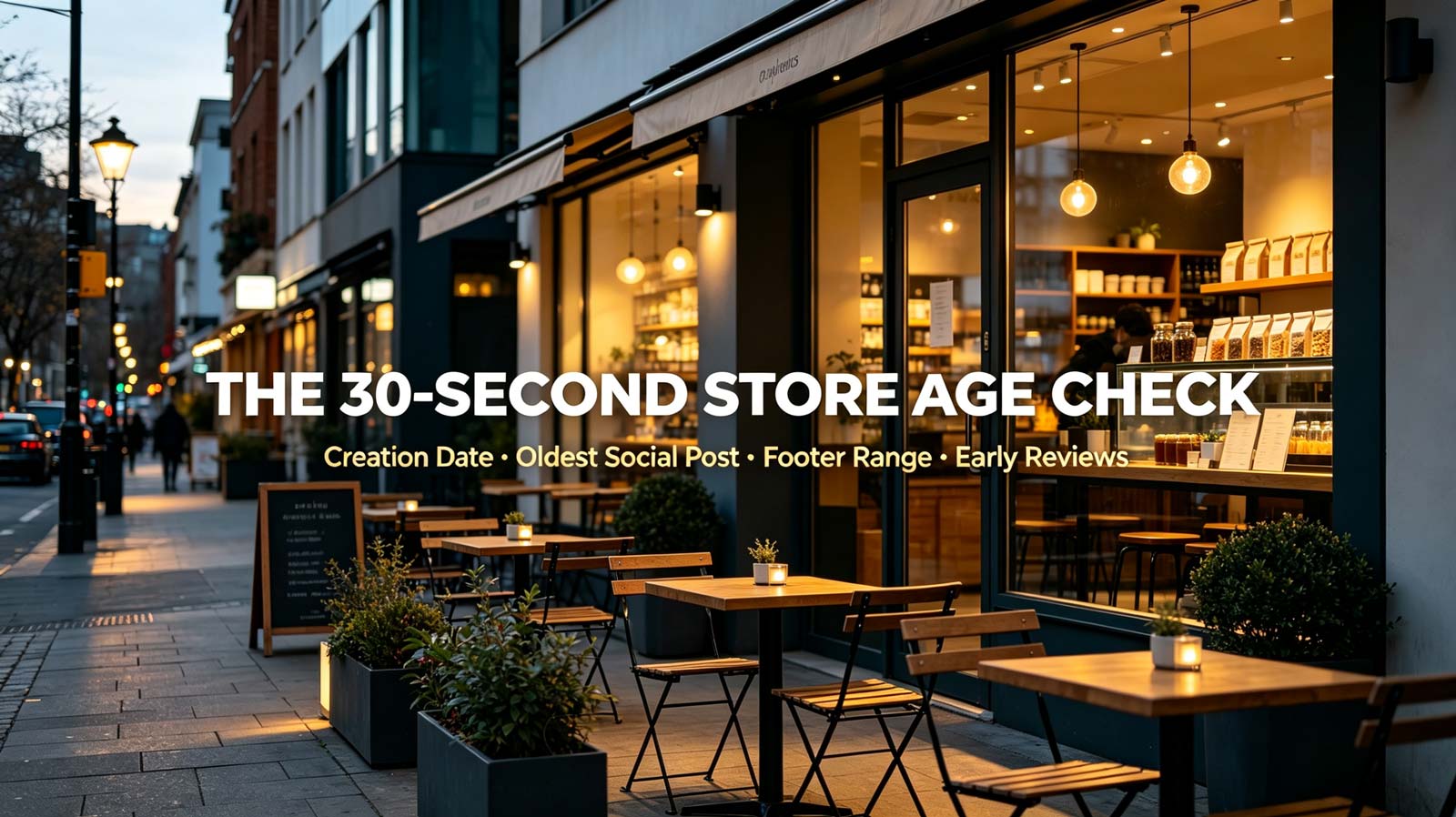 Store Creation Dates: The 30-Second Trick to Size Up Any Competitor Before You Copy Their Strategy